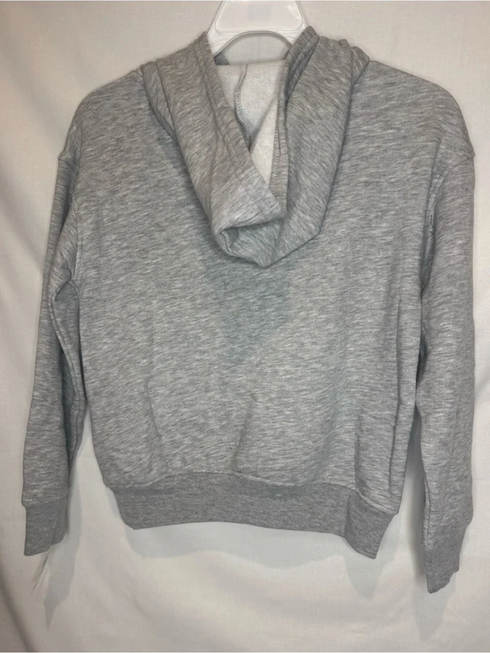 NWT GAP Kids Heather Gray Hoodie with Navy Logo